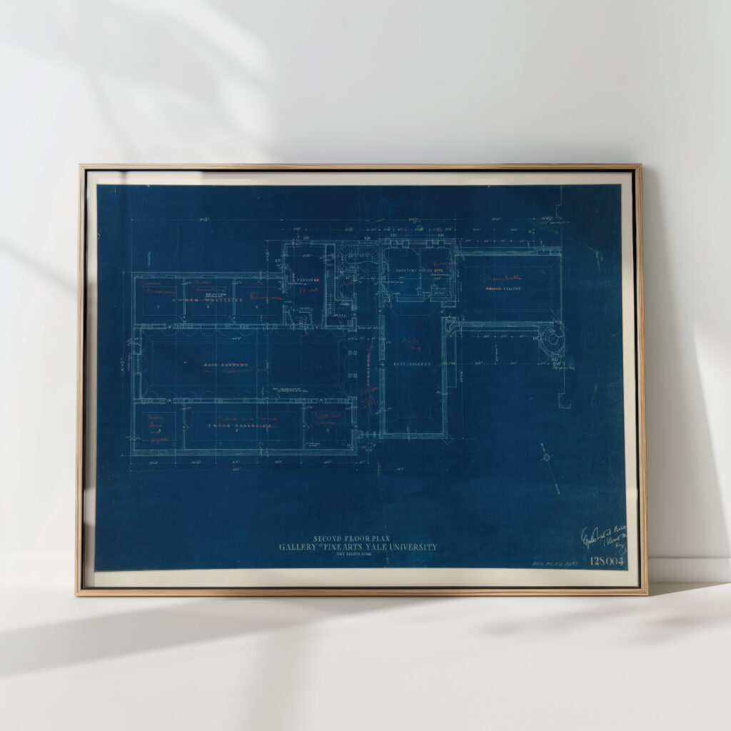 second floor plan gallery of fine arts yale university 1929 egerton swartwout high quality print