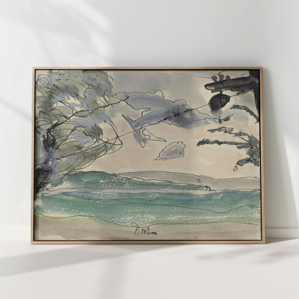 seneca lake 1935 arthur dove high quality print