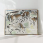 several cows in a landscape 1891 leo gestel high quality print