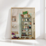 shelf in a room 1940s karin luts high quality print