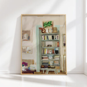 shelf in a room 1940s karin luts high quality print