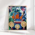 ship light and stars john jon and high quality print