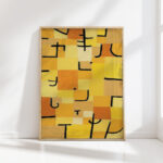 signs in yellow 1937 paul klee high quality print