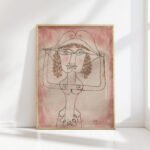 singer of the comic opera 1923 paul klee high quality print