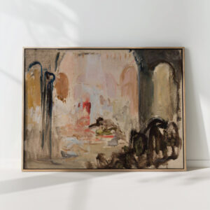 sketch for stage decoration for act 2 of parsifal 1906 jan ciaglinski high quality print