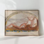 sketch for the artwork the golden age 1902 magnus enckell high quality print