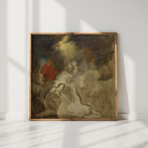 sketch for the martyrdom of st hippolyt 1860 1880 hans canon high quality print