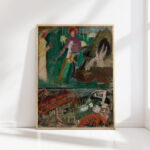 sketch for the painting saint george piercing a dragon 1909 tadeusz makowski high quality print