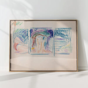 sketch for the veljesvala painting of the nylands nation 1910 1911 magnus enckell high quality print
