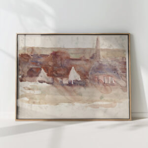 sketch of a cityscape 1870 1935 max liebermann high quality print