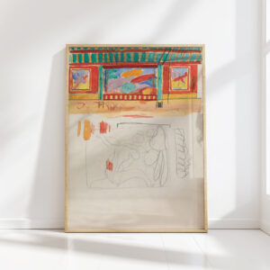 sketch of a clock 1912 spencer frederick gore high quality print