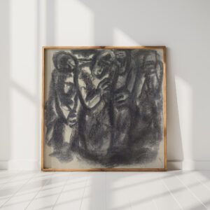 sketch of a group of people 1891 leo gestel high quality print