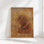 sketch of a head with fair hair 1919 tadeusz makowski high quality print