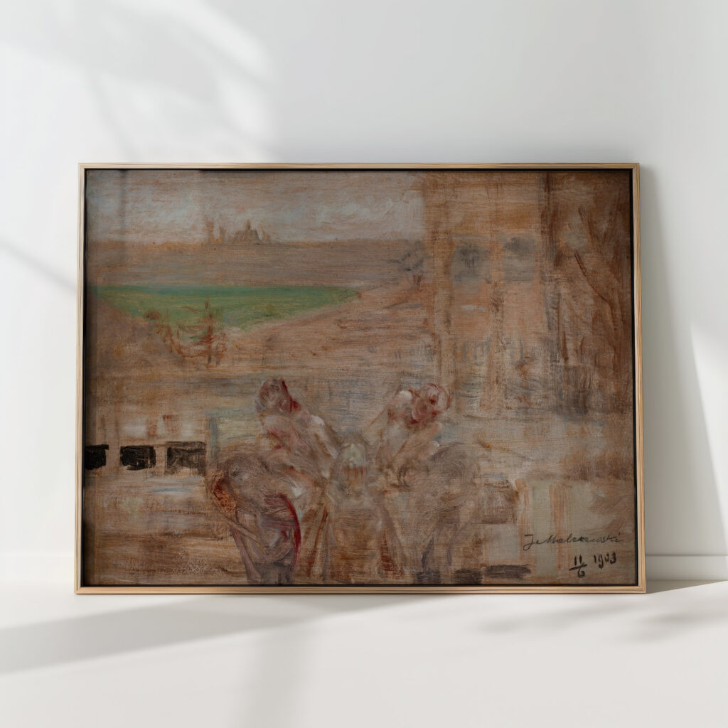 sketch to the poisoned well 1903 jacek malczewski high quality print