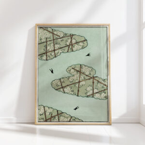 sky illustration watanabe seitei high quality print