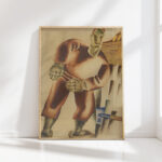 sleeping peasant 1925 frits van den berghe high quality print