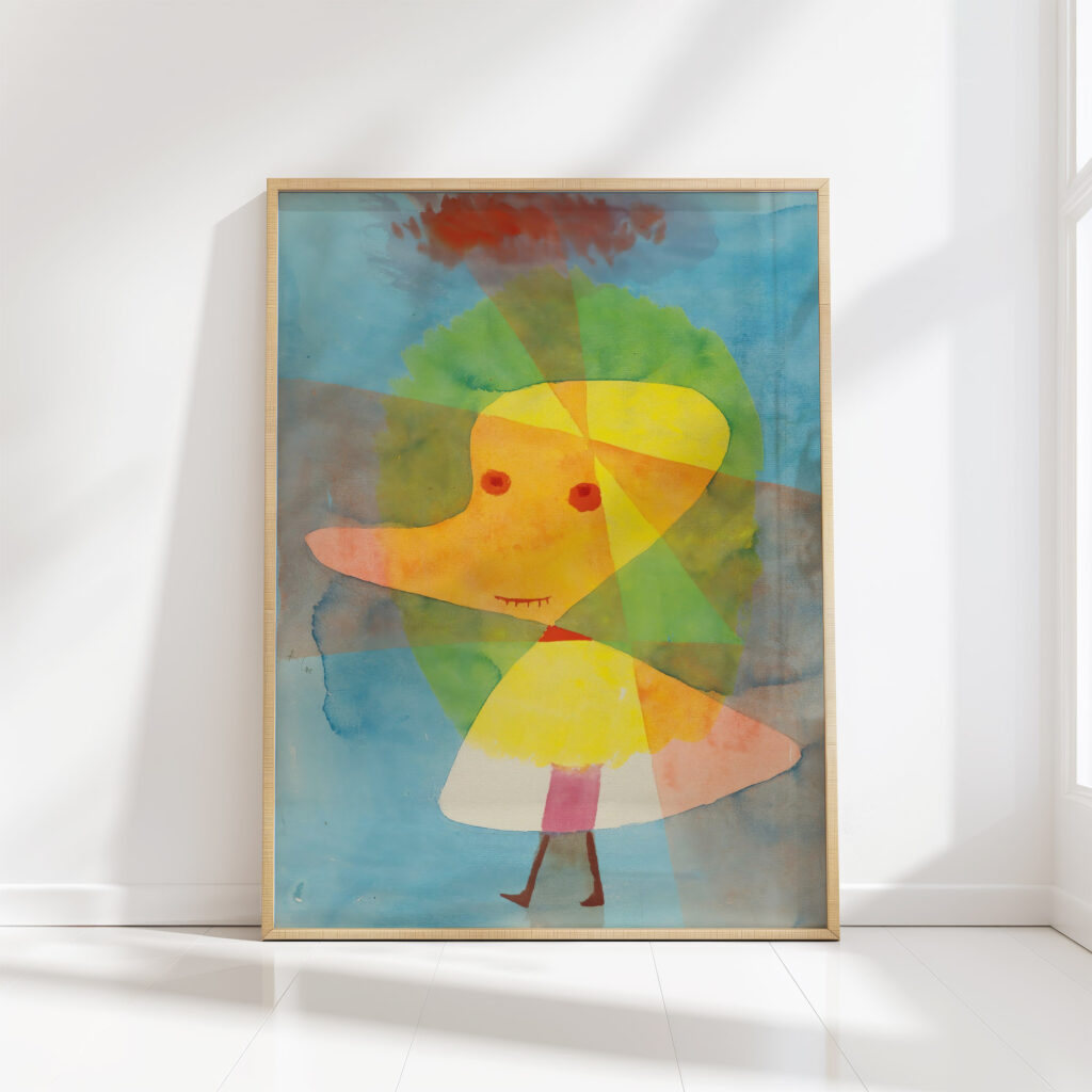 small garden spirit small garden ghost 1929 paul klee high quality print