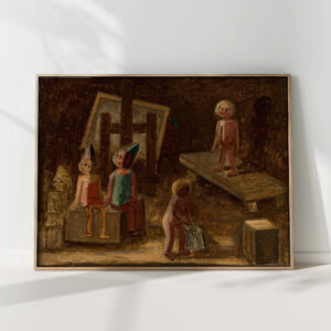 small model 1929 tadeusz makowski high quality print