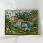 small river house 1913 amadeo de souza cardoso high quality print