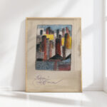 smokestacks around 1923 karl wiener high quality print