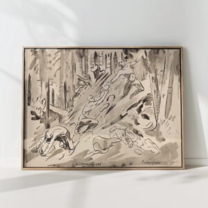 smrekovica 1940 arnold peter weisz kubincan high quality print