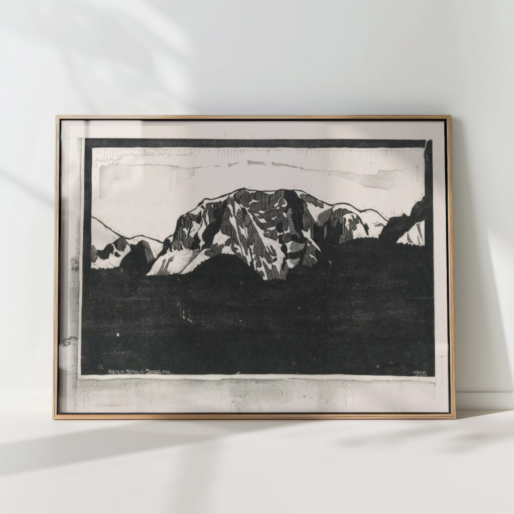 snow on the hollengebirge 1926 reijer stolk high quality print