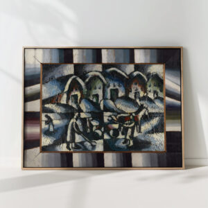 snow shovellers circa 1919 arthur segal high quality print