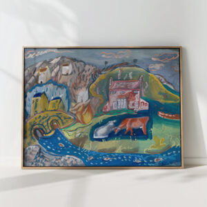 solva fishing village in pembrokeshire 1936 frances hodgkins high quality print