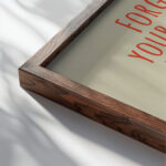 spaghetti 3x4 close up dark wood mockup