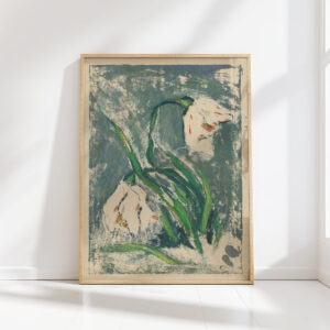 spring flowers 1930 zolo palugyay high quality print