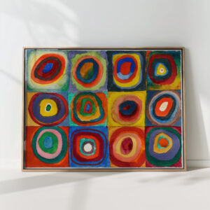 squares with concentric circles 1913 wassily kandinsky high quality print