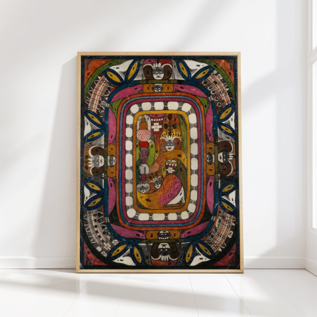 st adolfina from chameleon valley in china asia 1919 adolf wolfli high quality print