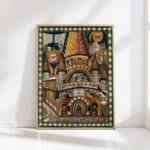st vinzenz monastery in bern 1916 adolf wolfli high quality print