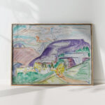 stafelalp with cows circa 1920 ernst ludwig kirchner high quality print