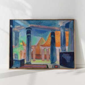 stage design for cleopatra object circa 1918 robert delaunay high quality print