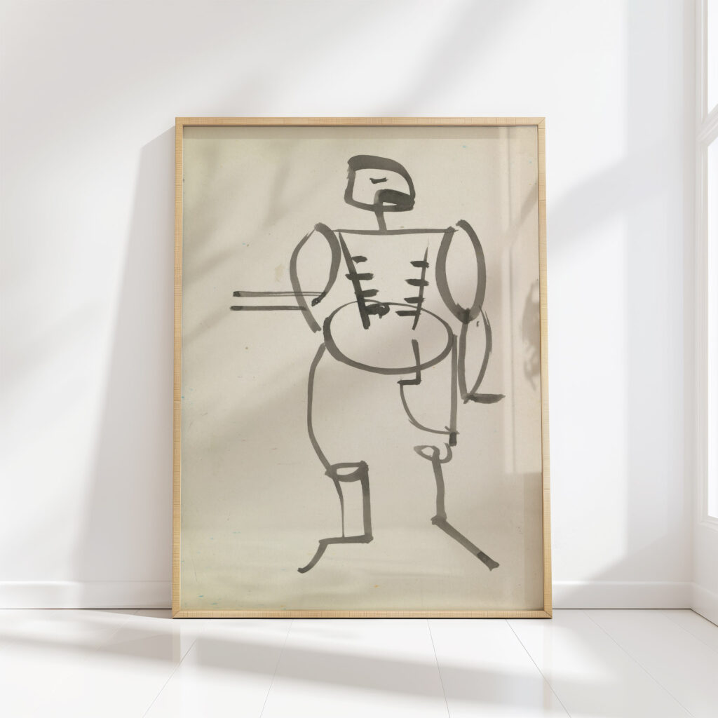 standing male 1910 1915 henri gaudier brzeska high quality print