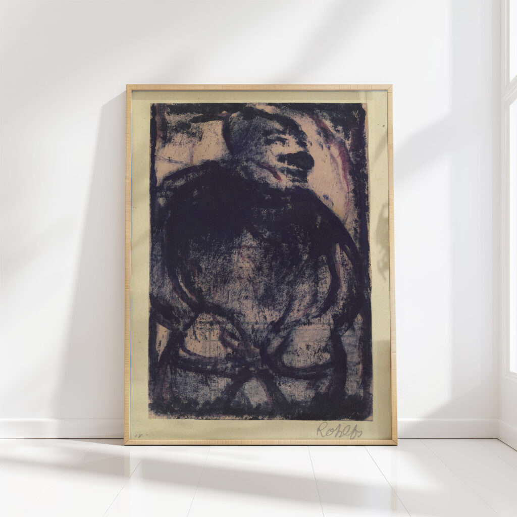 standing man christian rohlfs high quality print