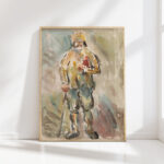 standing peasant 1919 emil von gerliczy high quality print