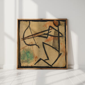stick figures with bow and arrow 1918 egon schiele high quality print
