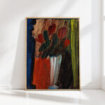 still life flowers in white vase 1936 alexej von jawlensky high quality print