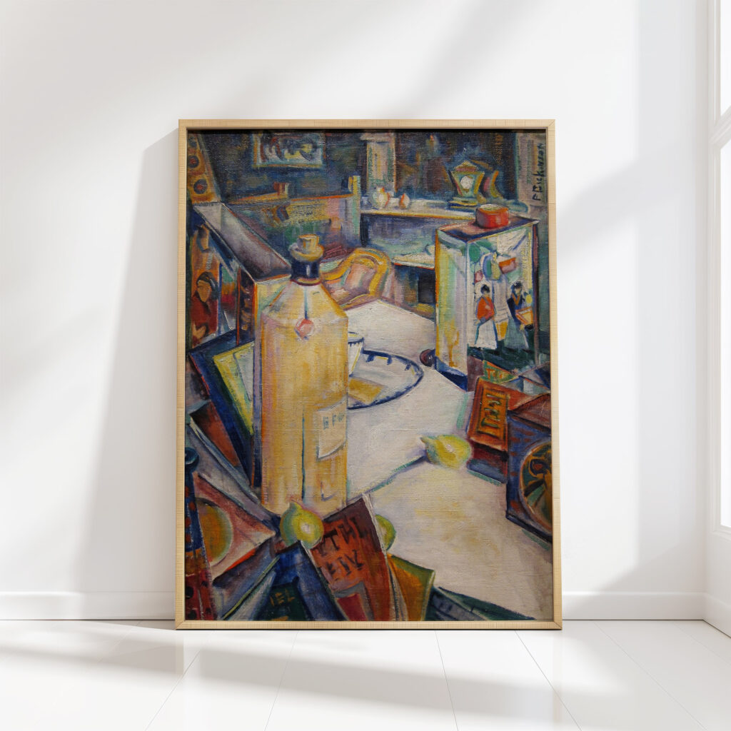 still life in interior 1920 22 preston dickinson high quality print