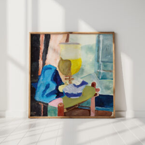 still life with a glass 1913 vera mikhailovna ermolaeva high quality print