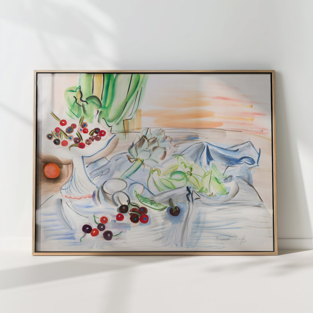 still life with artichoke raoul dufy high quality print