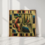 still life with book jug and bottle 1924 arthur segal high quality print