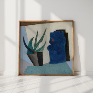 still life with cactus 1916 angel zarraga high quality print