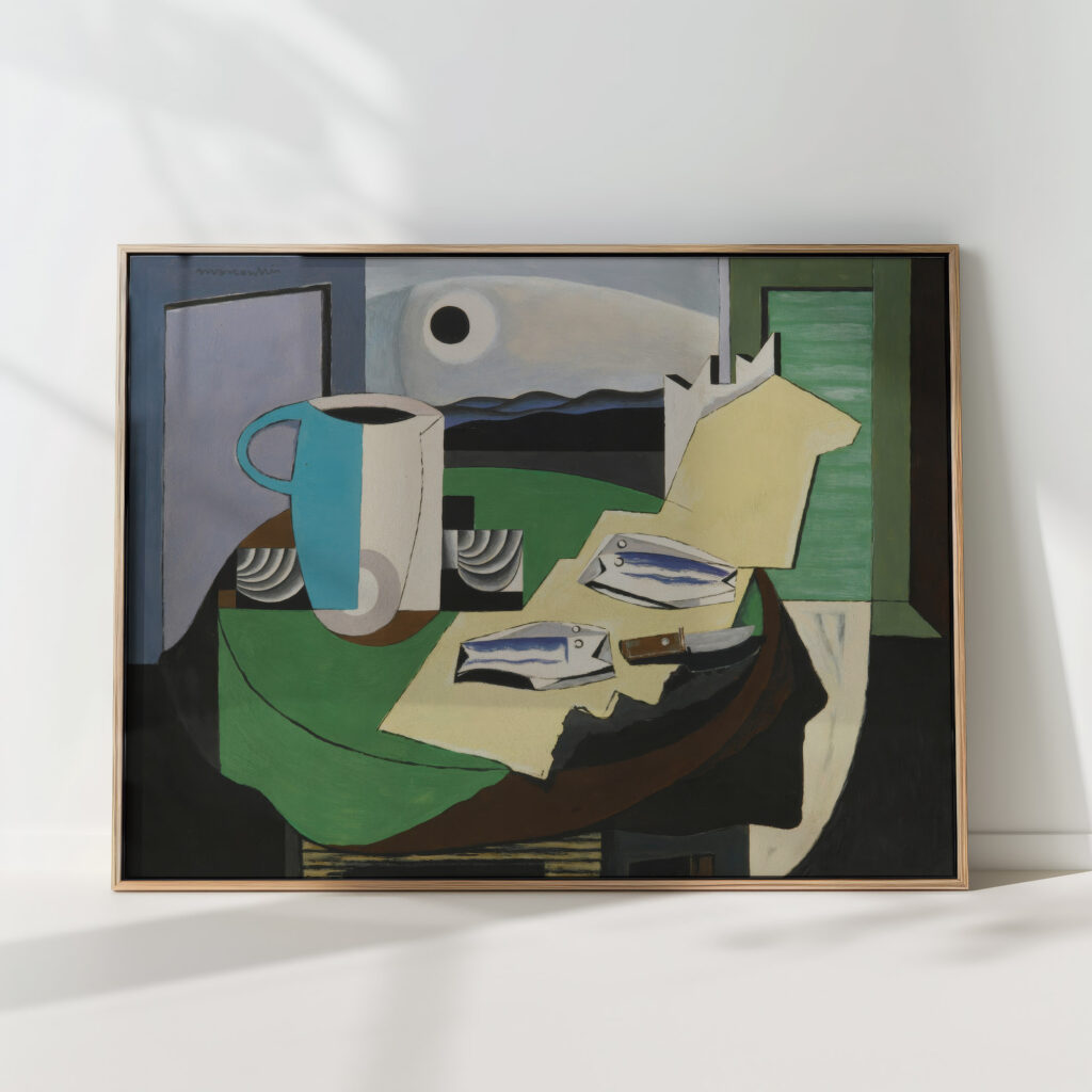 still life with fish or hyeres ii circa 1928 louis marcoussis high quality print