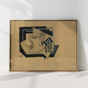 still life with fruit bowl 1918 juan gris high quality print