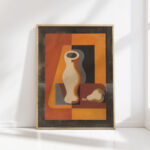 still life with jug and pear 1929 heinrich hoerle high quality print