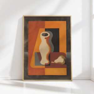 still life with jug and pear 1929 heinrich hoerle high quality print
