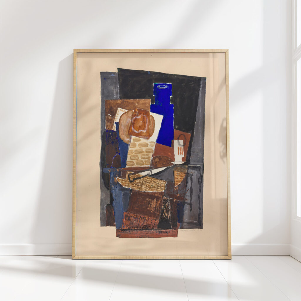 still life with knife 1920 louis marcoussis high quality print